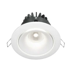 Sklep Kaja Białe, ledowe oczko wpustowe 4000K 960lm DL031-L12W4K-W z serii YIN* Lampy Led|Oprawy Podtynkowe