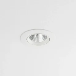 Sklep Kaja Białe oczko wpustowe LED 5W 4000K ⌀9cm 10547 EGINA LED | Kaja* Lampy Led|Oprawy Podtynkowe