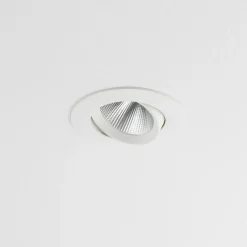 Sklep Kaja Białe oczko wpustowe LED 5W 4000K ⌀9cm 10547 EGINA LED | Kaja* Lampy Led|Oprawy Podtynkowe