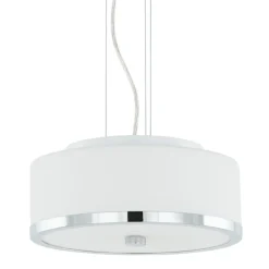 Sklep Kaja Biało, srebrna lampa wisząca MA01806CD-002 LORIS | Kaja Oświetlenie Clearance