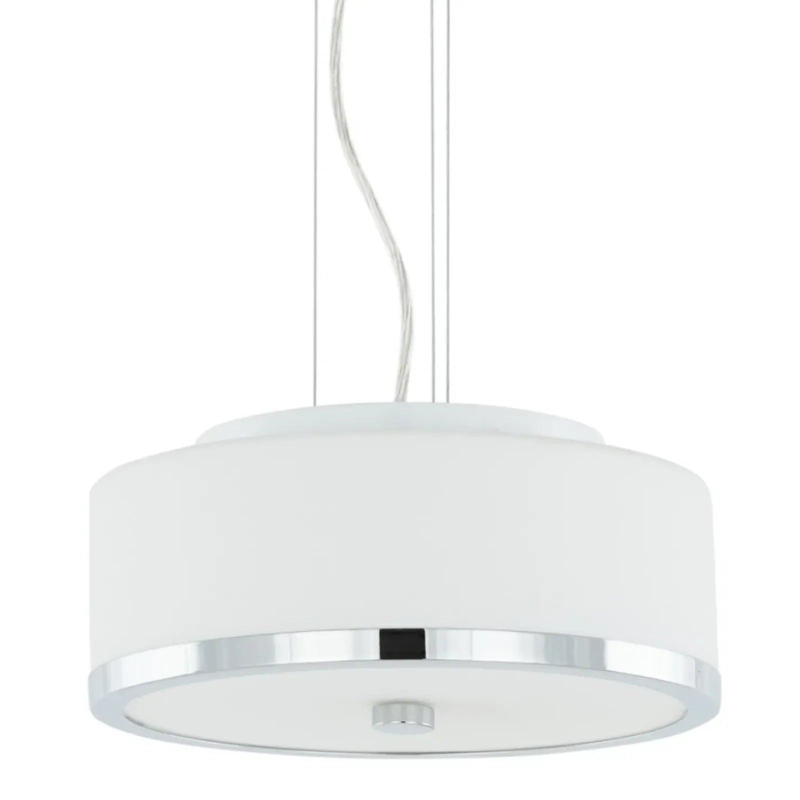 Sklep Kaja Biało, srebrna lampa wisząca MA01806CD-002 LORIS | Kaja Oświetlenie Clearance