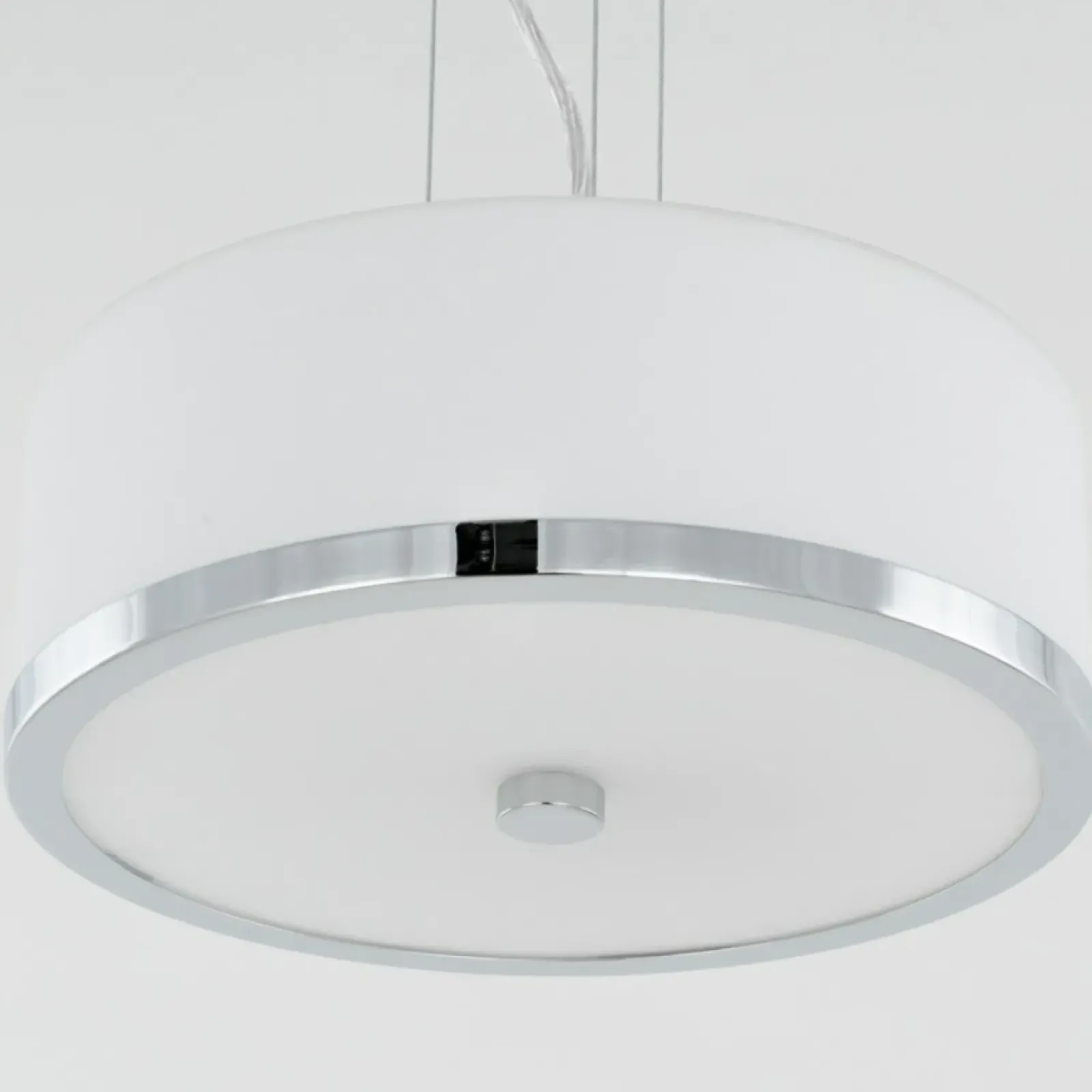 Sklep Kaja Biało, srebrna lampa wisząca MA01806CD-002 LORIS | Kaja Oświetlenie Clearance