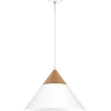 Sklep Kaja Biało-brązowa, rustykalna lampa do kuchni LX 463 SINGLE | Kaja Discount