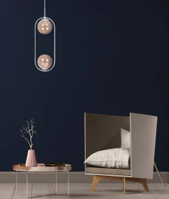 Sklep Kaja Biało-bursztynowa lampa wisząca z dwoma kloszami K-5305 z serii ARLENA Sale