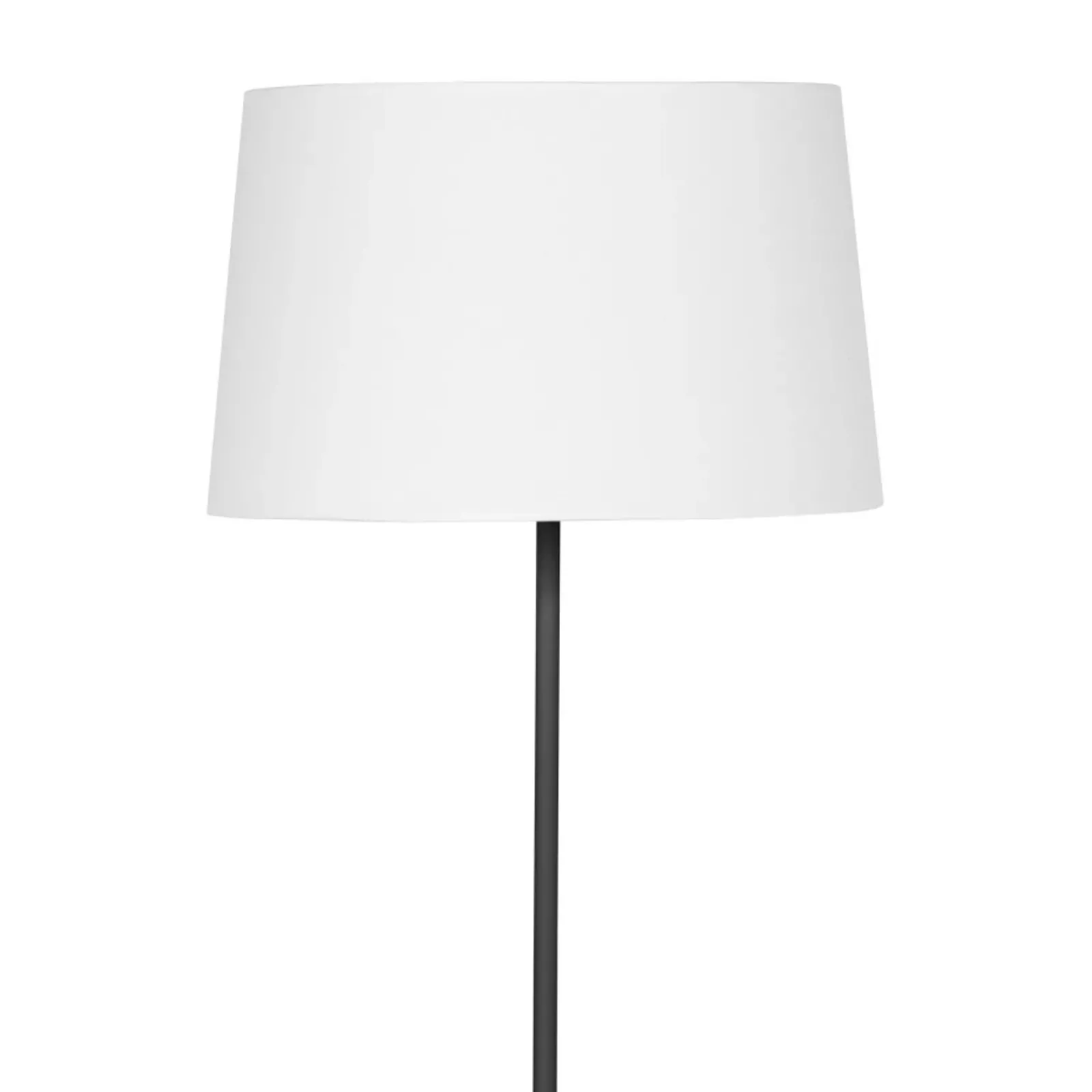 Sklep Kaja Biało-czarna lampa podłogowa na prostej nodze TK 5547 z serii MAJA* Lampy Podłogowe Z Abażurem