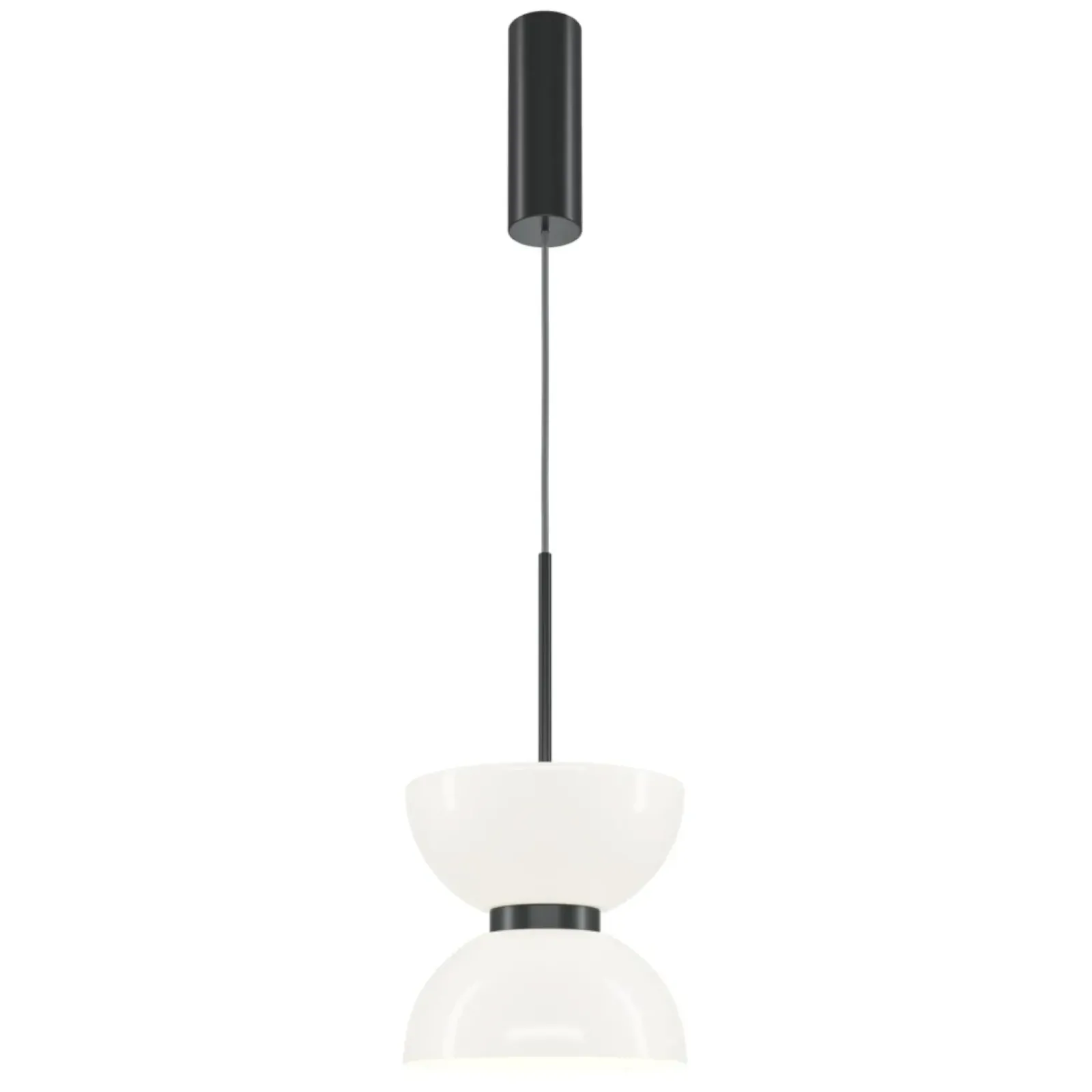 Sklep Kaja Biało-czarna lampa, zintegrowany LED MOD178PL-L11B3K z serii KYOTO Shop