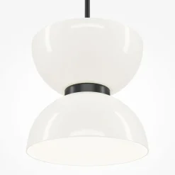Sklep Kaja Biało-czarna lampa, zintegrowany LED MOD178PL-L11B3K z serii KYOTO Shop