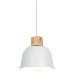 Sklep Kaja Biało-drewniana lampa wisząca do stylowej kuchni P21031MORLO | Kaja Flash Sale