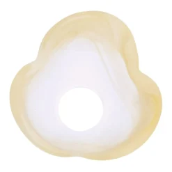 Sklep Kaja Biało-żółty klosz matowy K-HP-LX-084 ŻÓŁTY MAZ KLOSZ* Klosze Z Gwintem E14