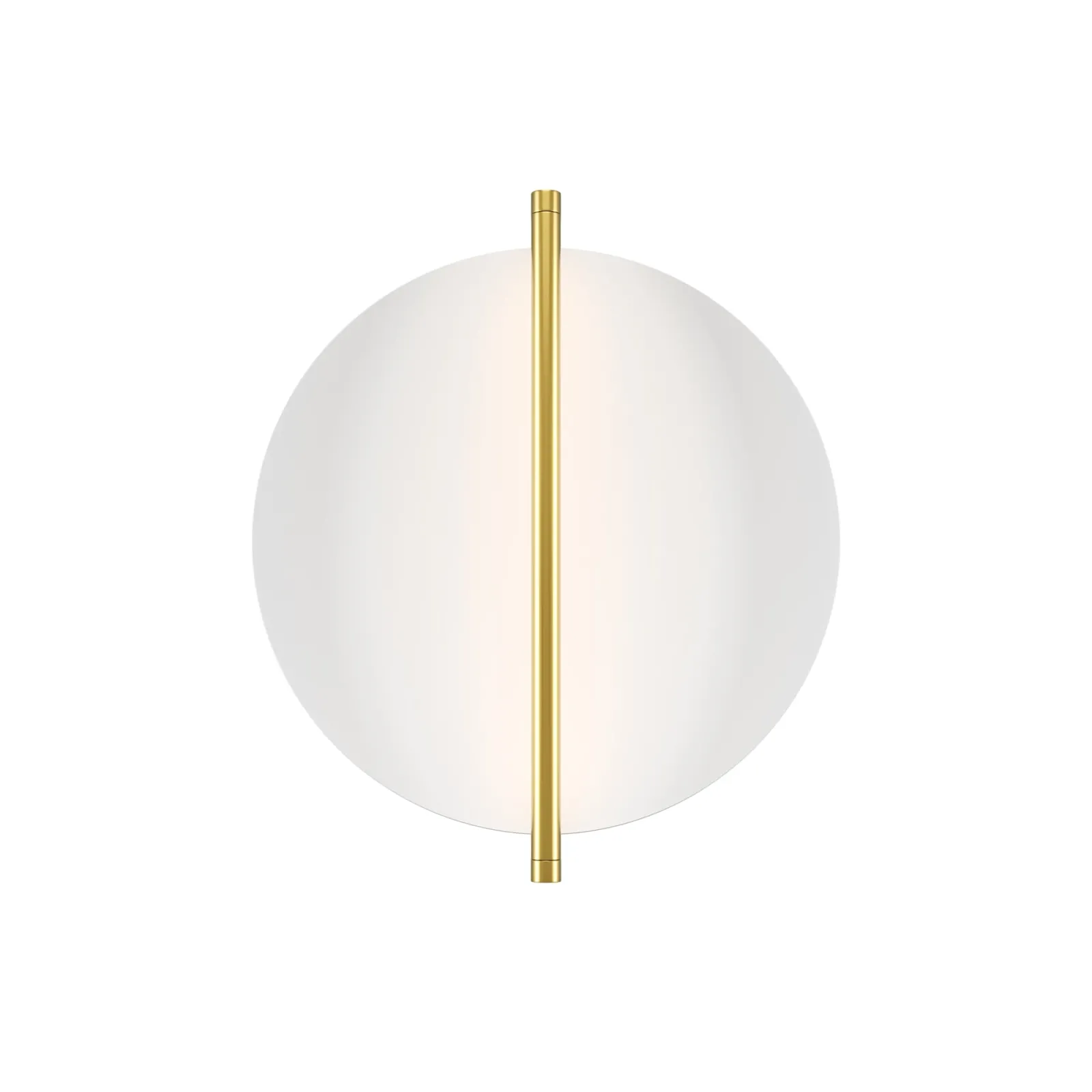 Sklep Kaja Biało-złota lampa ścienna, kształt okręgu MOD279WL-L14G3K z serii MIRA* Lampy Led