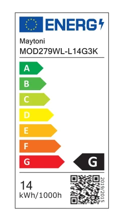 Sklep Kaja Biało-złota lampa ścienna, kształt okręgu MOD279WL-L14G3K z serii MIRA* Lampy Led