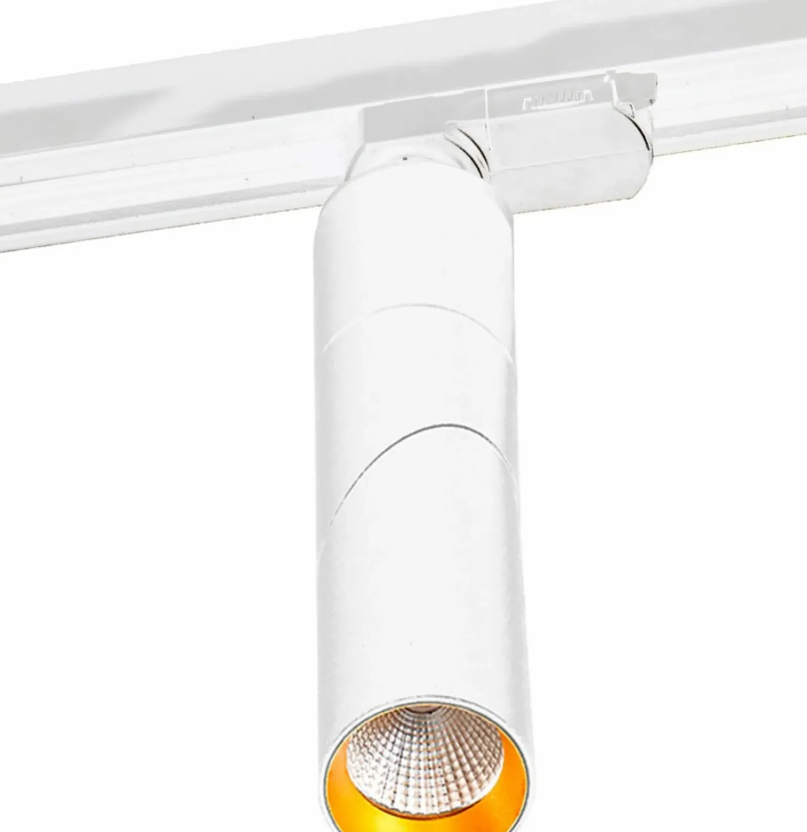 Sklep Kaja Biało-złota lampa LED do szyny 3-fazowej AZ2925 SANTOS | Kaja* Lampy Led|Szynoprzewody Podtynkowe