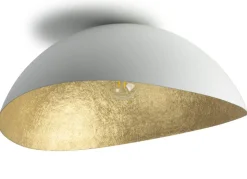 Sklep Kaja Biało-złota lampa sufitowa, plafon na E27 SIG 40613 z serii SOLARIS Cheap