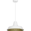 Sklep Kaja Biało-złota lampa wisząca do jadalni ⌀36 LX 4031 CLASS | Kaja Cheap