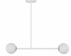 Sklep Kaja Biało-złota lampa wisząca do nowoczesnej kuchni SIG 33193 z serii GAMA biały Cheap