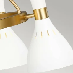 Sklep Kaja Biało-złota lampa wisząca 5xE27 FE-JOAN5-MW z serii JOAN Clearance