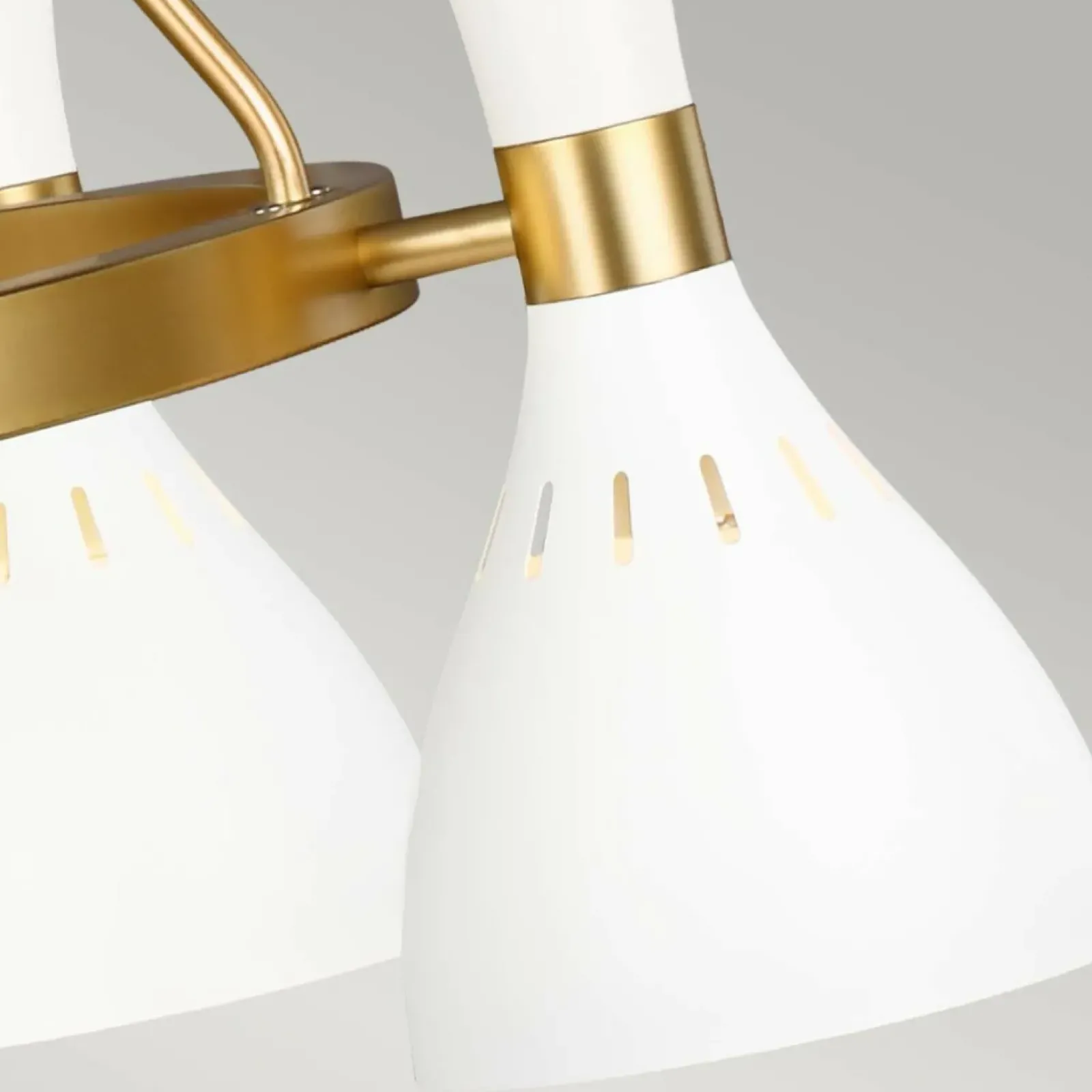 Sklep Kaja Biało-złota lampa wisząca 5xE27 FE-JOAN5-MW z serii JOAN Clearance
