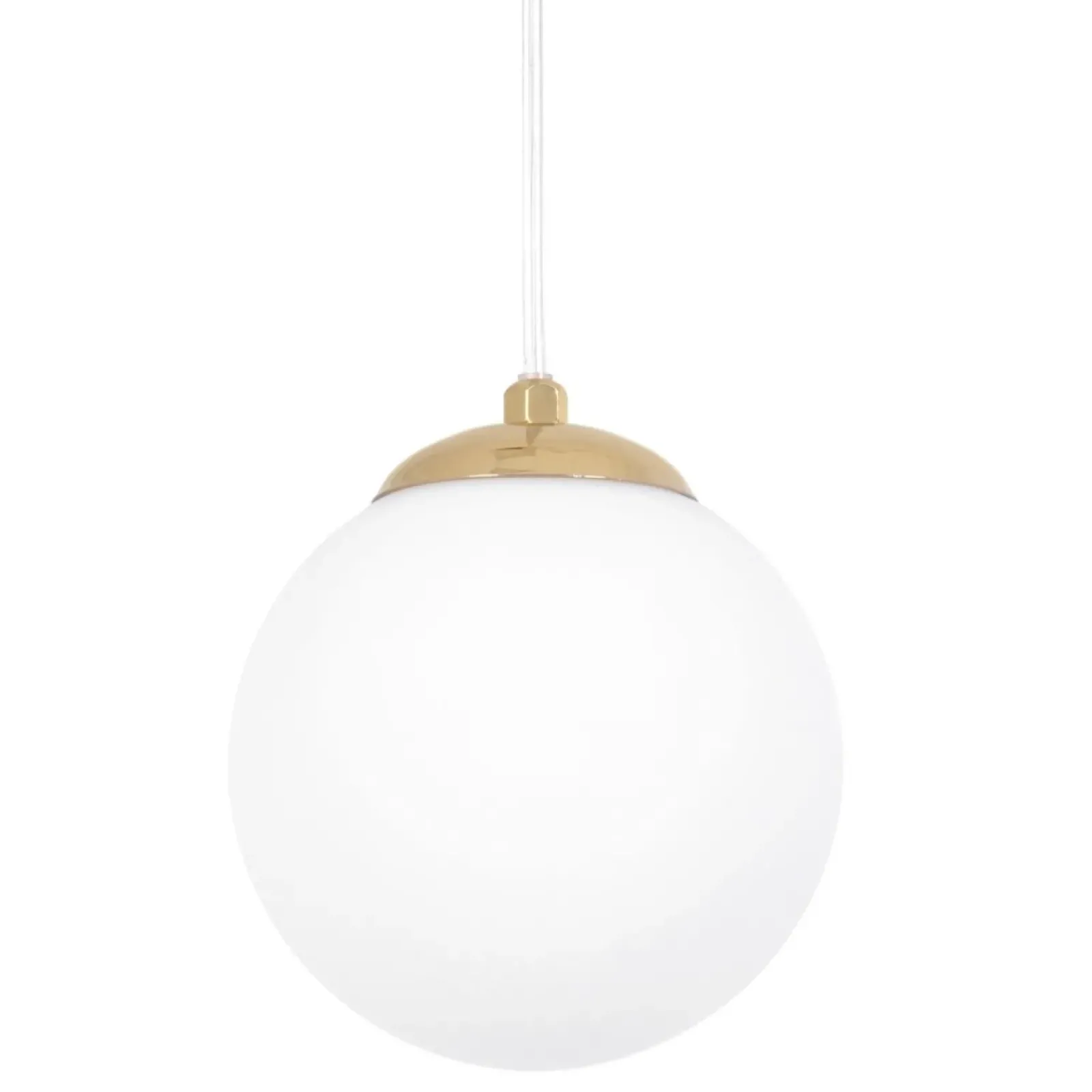 Sklep Kaja Biało-złota lampa wisząca z regulowanym przewodem K-5400 z serii LUMIA Hot
