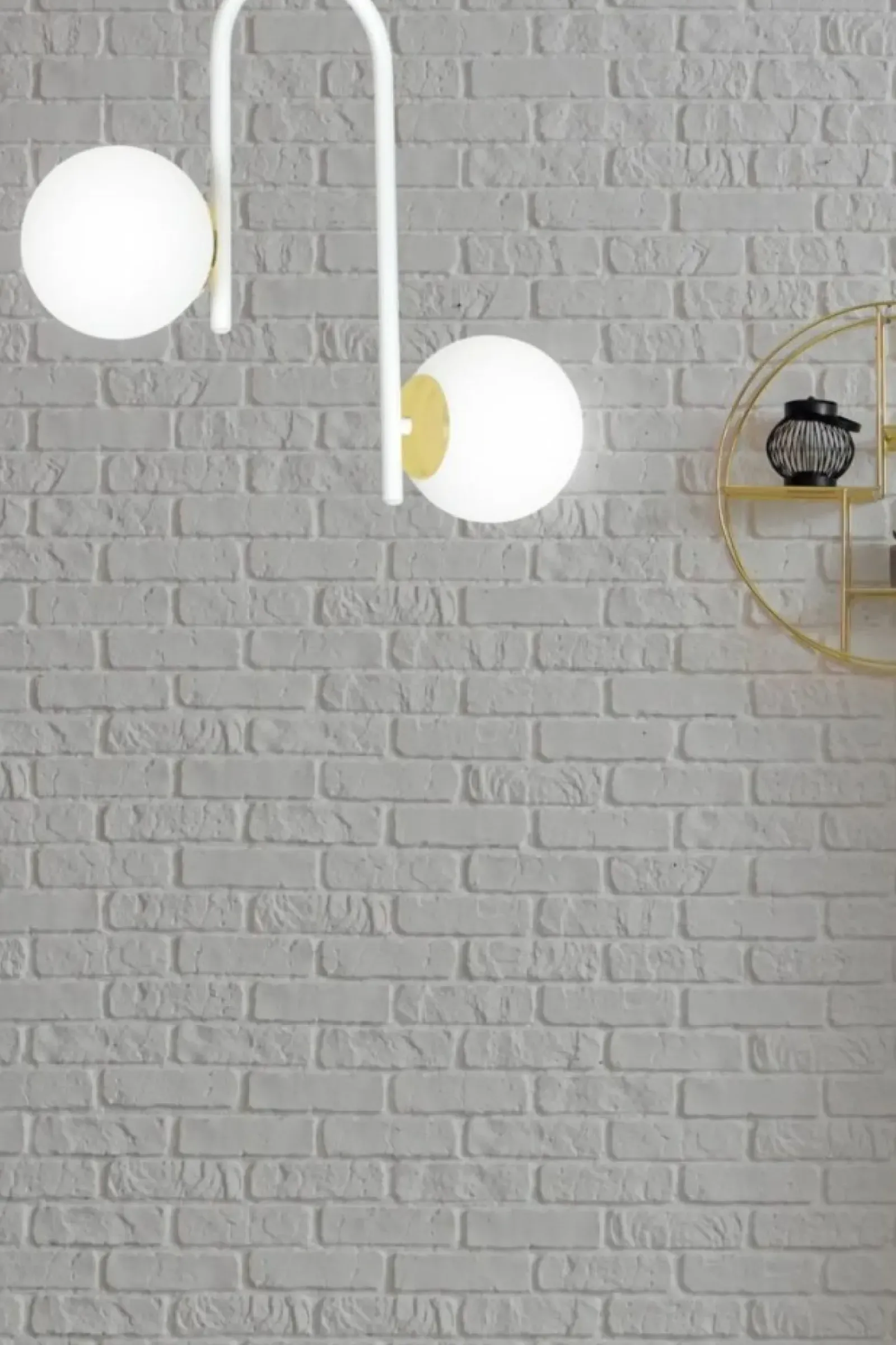 Sklep Kaja Biało-złota, minimalistyczna lampa sufitowa 1033/2 RAGNAR | Kaja Discount