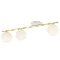 Sklep Kaja Biało-złota, prosta lampa sufitowa z kulami 1253/3 z serii MONZA Best Sale