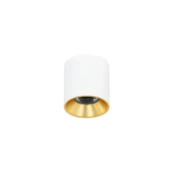 Sklep Kaja Biało-złoty spot LED ⌀7,5cm 3000K CLN-6677-75-WH-GD-3K z serii ALTISMA* Lampy Led
