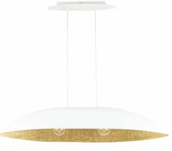 Sklep Kaja Biało-złoty żyrandol do eleganckiej kuchni SIG 40637 GONDOLA | Kaja Sale