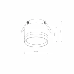 Sklep Kaja downlight podtynkowy, gwint GX53 10490 MURTER | Kaja Oświetlenie* Oprawy Podtynkowe