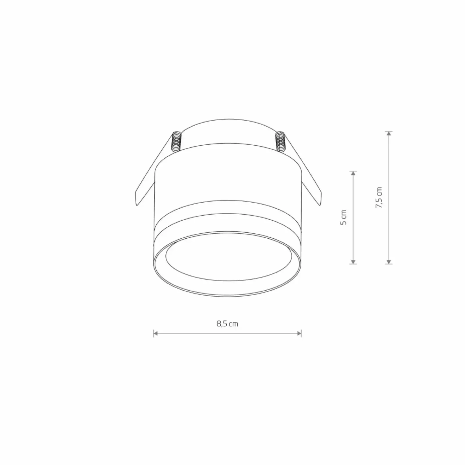 Sklep Kaja downlight podtynkowy, gwint GX53 10490 MURTER | Kaja Oświetlenie* Oprawy Podtynkowe