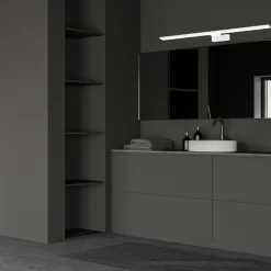 Sklep Kaja Biały kinkiet, idealny nad lustro w łazience ML6337 z serii SHINE | Kaja Oświetl* Lampy Led