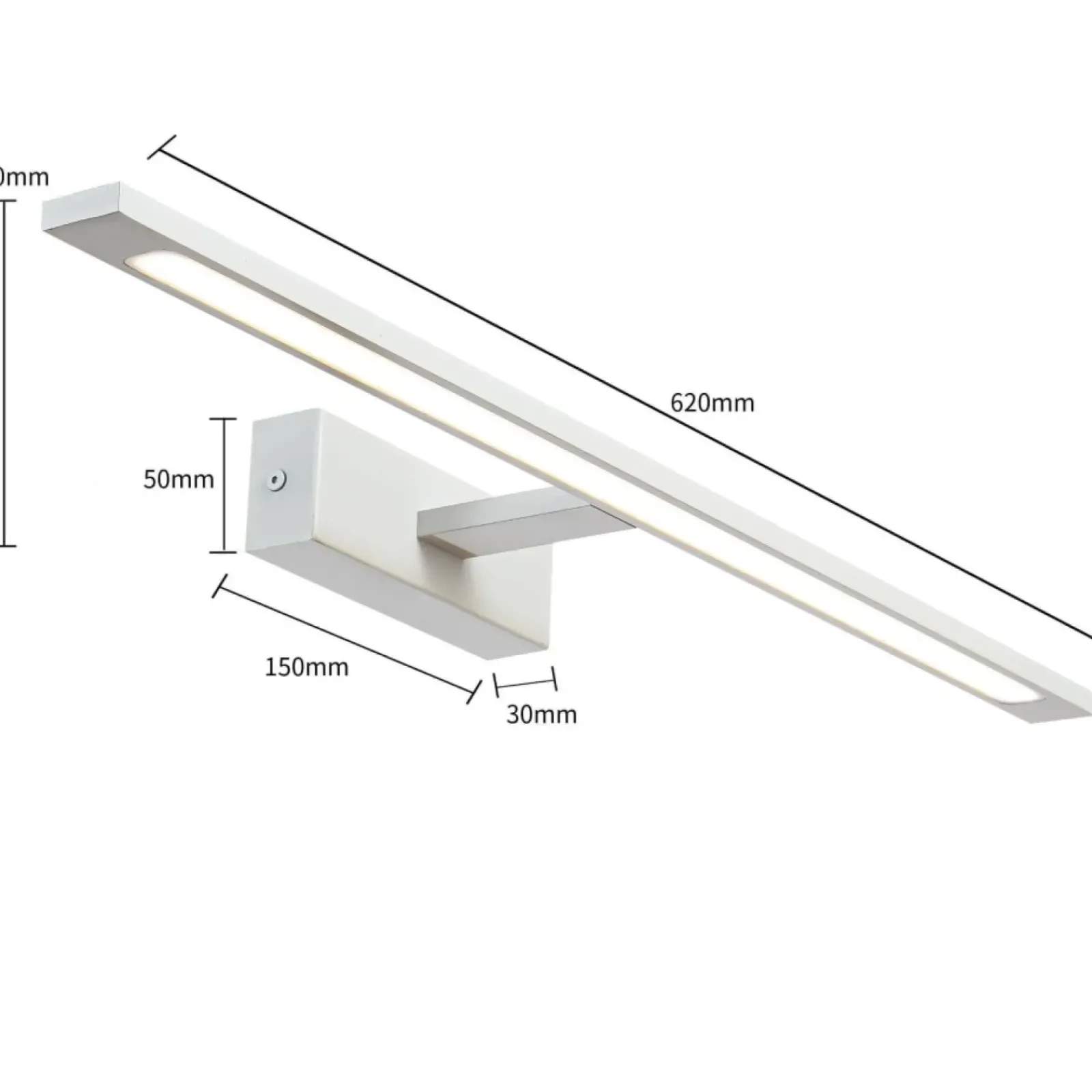Sklep Kaja Biały kinkiet LED nad lustro GS-LWB-20W/3 WH ISLA | Kaja Oświetlenie* Lampy Led
