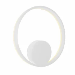 Sklep Kaja Biały kinkiet, ledowa obręcz ścienna ⌀40cm AZ4965 HALO | Kaja* Lampy Led