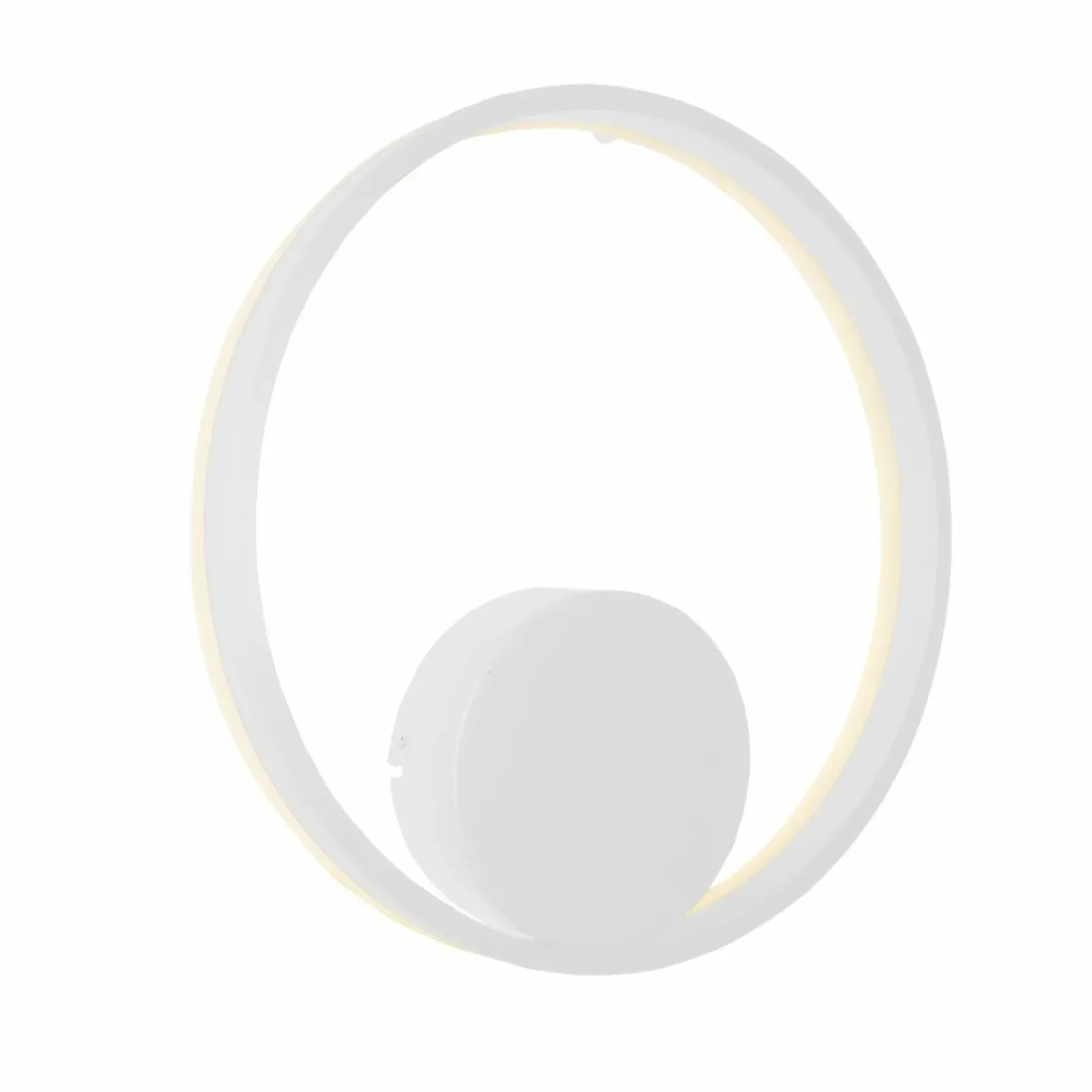 Sklep Kaja Biały kinkiet, ledowa obręcz ścienna ⌀40cm AZ4965 HALO | Kaja* Lampy Led