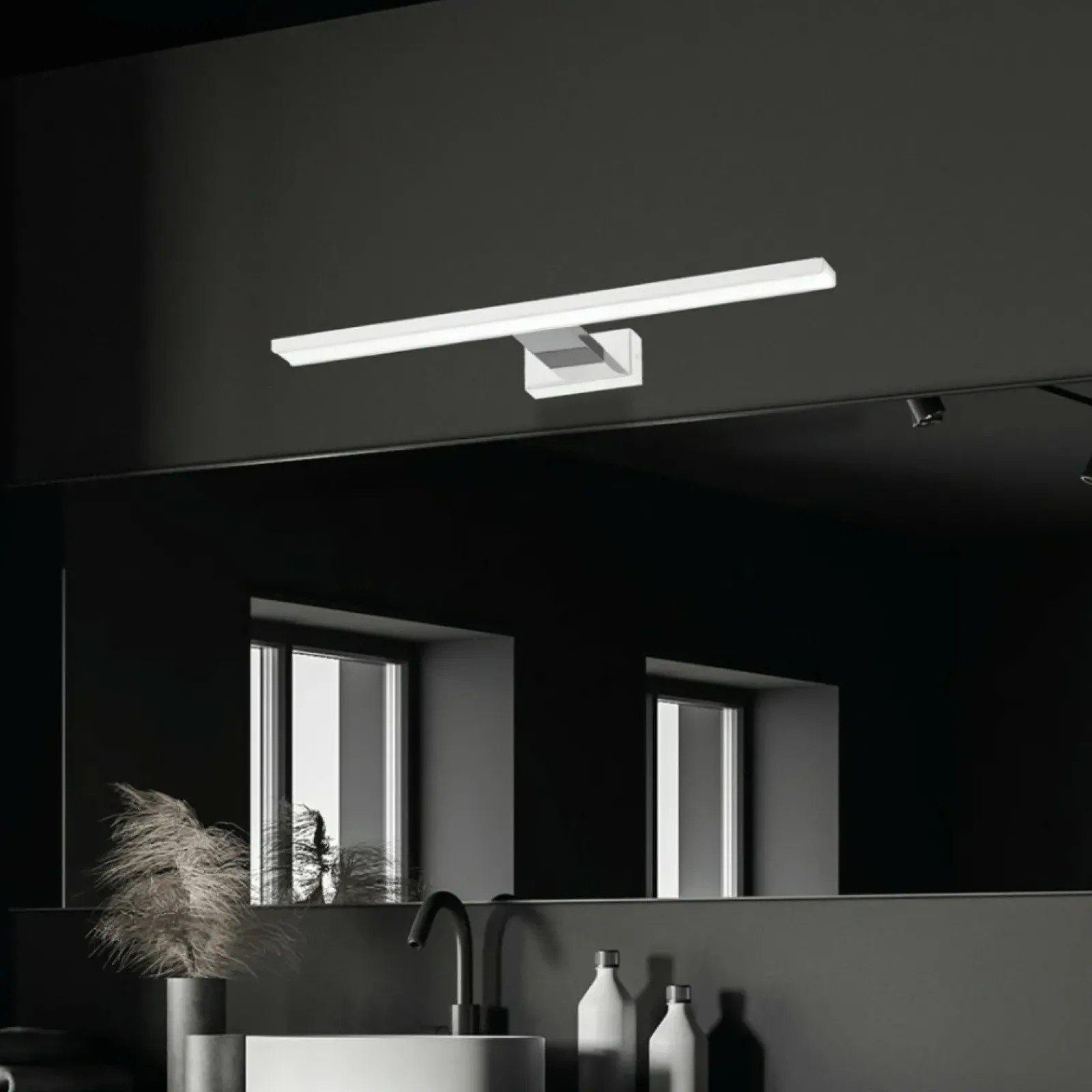 Sklep Kaja Biały kinkiet, nad lustro w korytarzu ML7882 z serii SHINE | Kaja Oświetlenie* Lampy Led