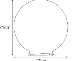Sklep Kaja Biały klosz w kształcie kuli K-ELEMENT OGRODKULA DO 5035* Klosze Z Gwintem E27