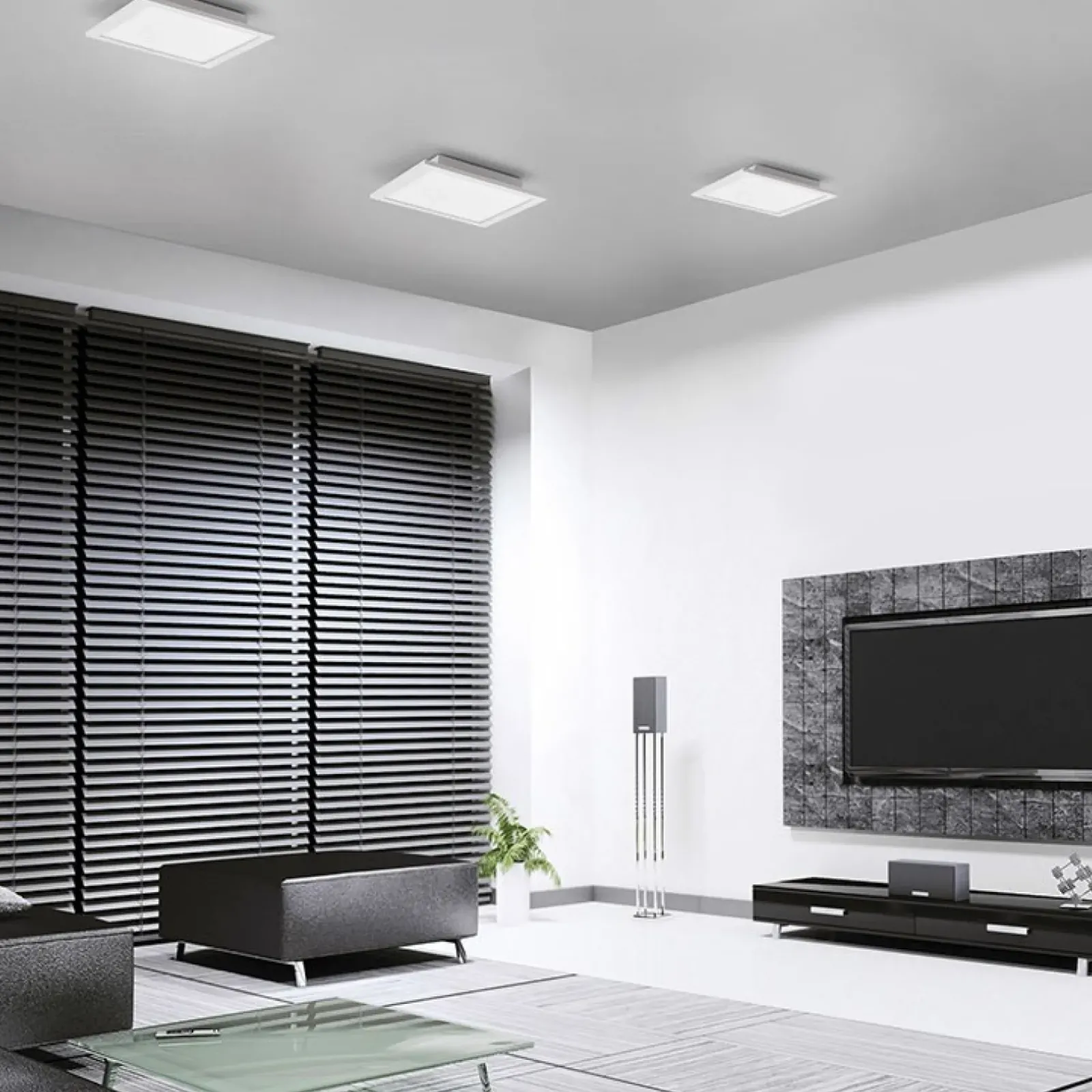 Sklep Kaja , kwadratowy plafon z regulowaną barwą 14530-16 z serii FLAT biały Cheap