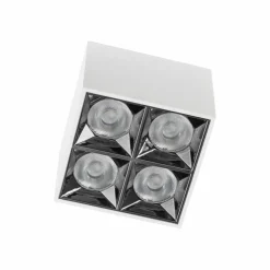 Sklep Kaja , kwadratowy spot natynkowy 8,2cm 36° 4000K 10051 MIDI LED | Kaja* Lampy Led