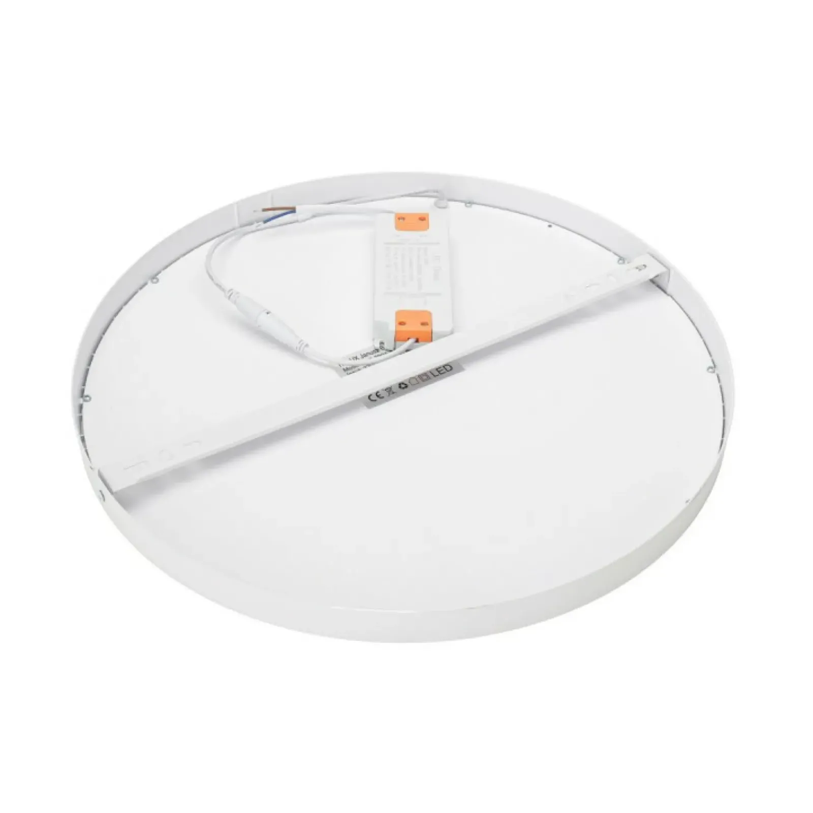 Sklep Kaja Biały natynkowy plafon ⌀40cm 3000K PLF-7001-400R-WH-3K z serii PELARO* Lampy Led|Plafony Nowoczesne
