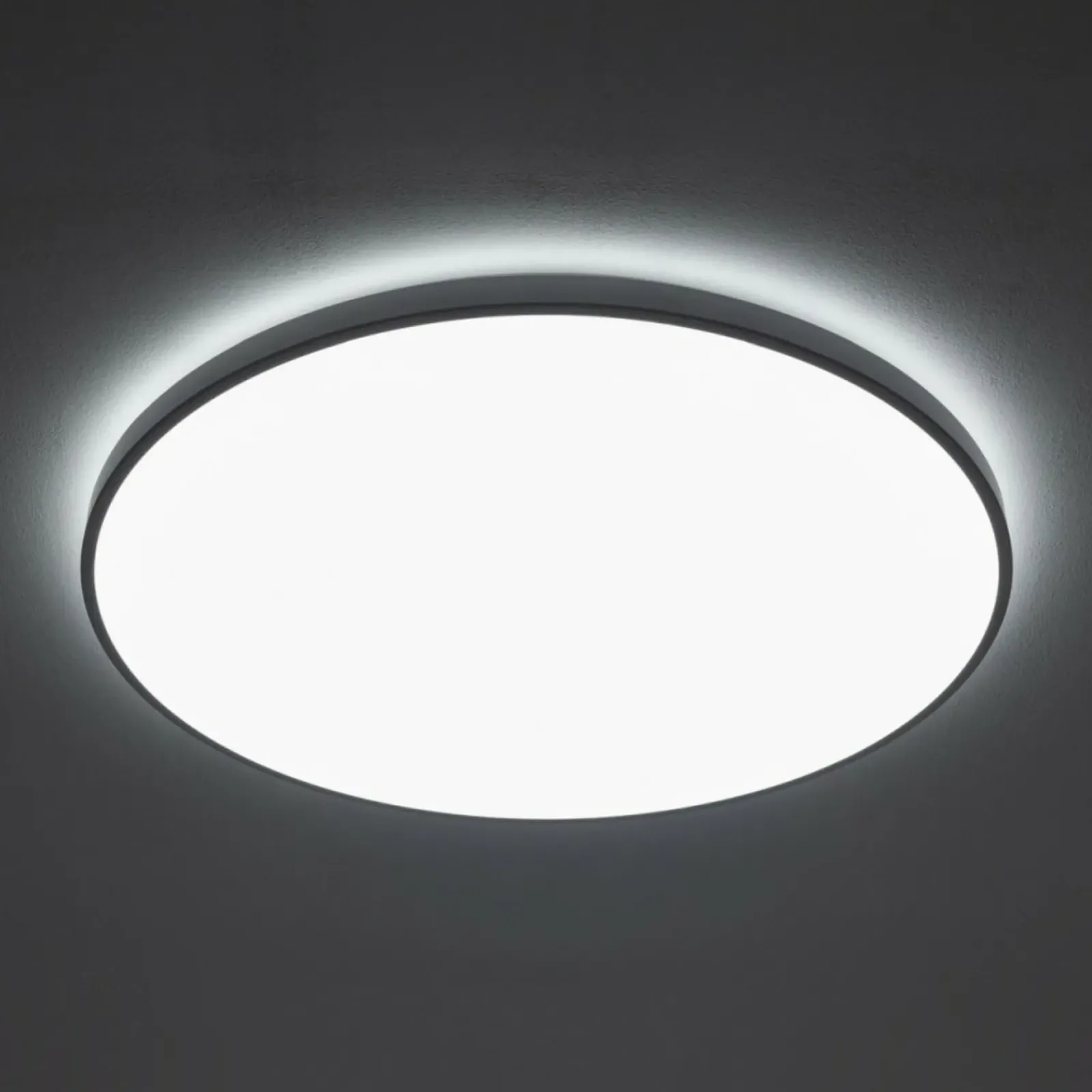 Sklep Kaja Biały, okrągły plafon LED IP44 ⌀64,2cm 4000K 10982 AGNES LED | Kaja* Lampy Do Łazienki|Plafony Nowoczesne