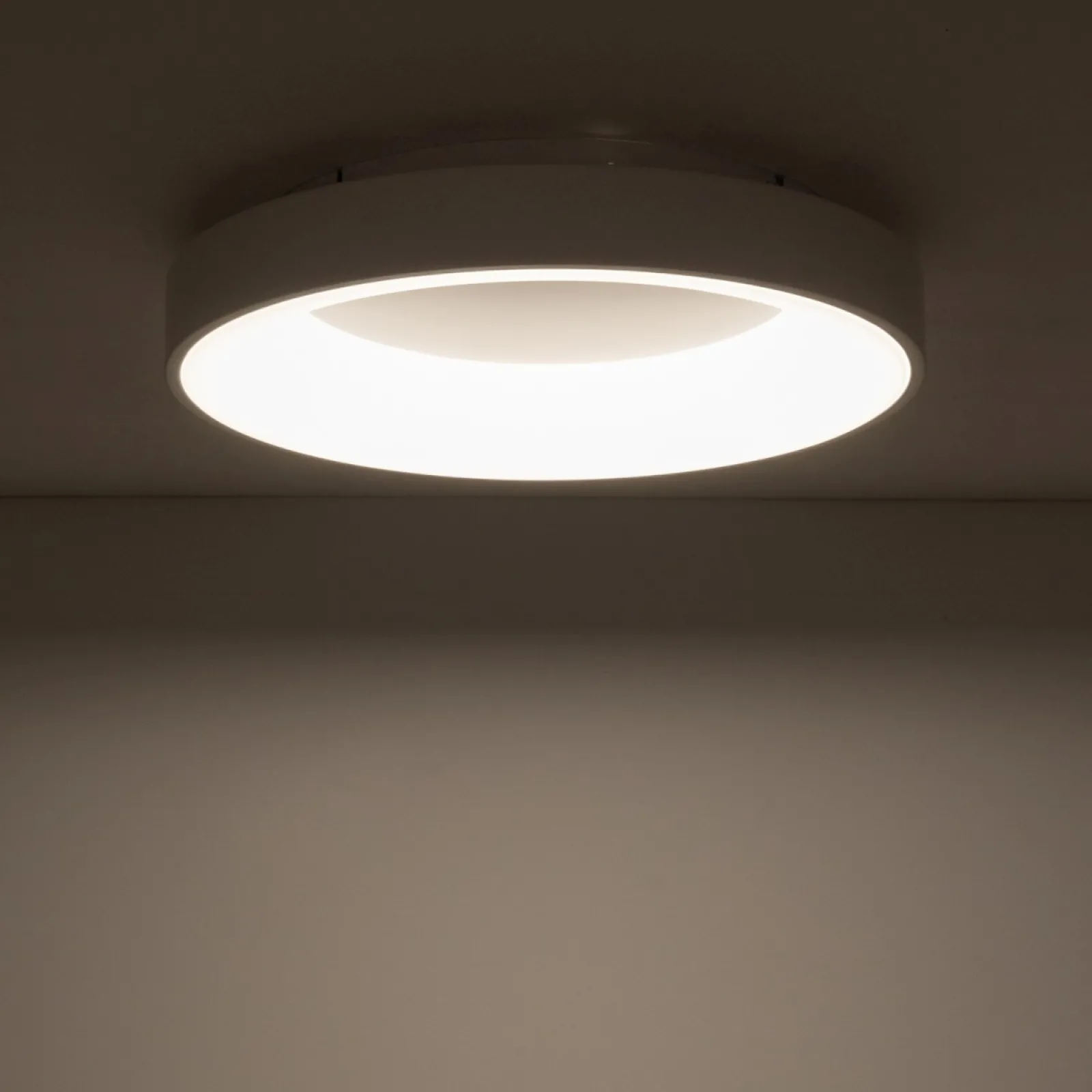 Sklep Kaja Biały plafon LED do sypialni ⌀48cm 3000K 11201 NIKKI LED | Kaja* Plafony Nowoczesne|Lampy Led