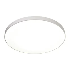 Sklep Kaja Biały plafon z ciepłym światłem LED ⌀40 PLF-53472-3K-WH ATEIA | Kaja* Lampy Led|Plafony Nowoczesne