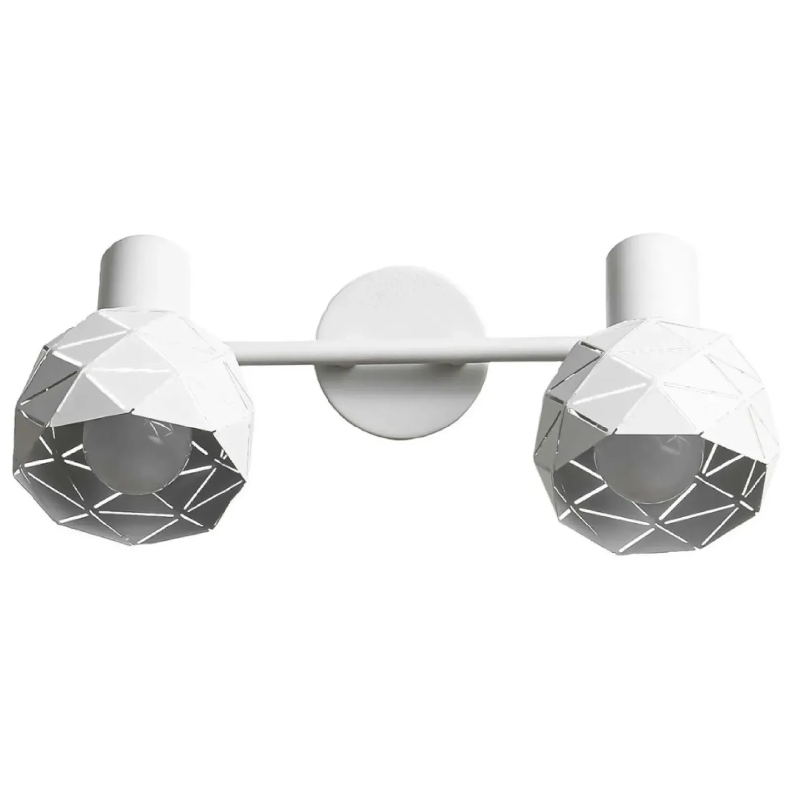 Sklep Kaja Biały, podwójny reflektor na listwie LP-8069/2WS WH REUS | Kaja Outlet