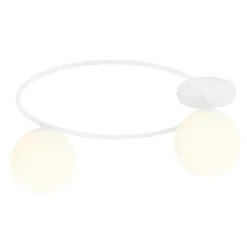 Sklep Kaja ring sufitowy z kulistymi kloszami 1258/2 z serii SOPRA | Kaja biały Store