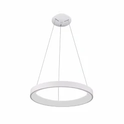 Sklep Kaja Biały żyrandol LED obręcz ⌀48cm PND-53675-048RPC-WH-3KS4K VICO | Kaja Cheap