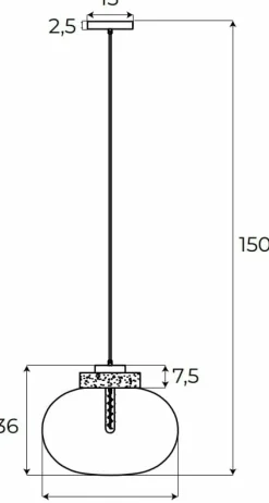 Sklep Kaja Biały zwis z dymionym, ozdobnym kloszem MX P0517 MOONSTONE | Kaja Best Sale