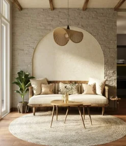 Sklep Kaja Boho lampa wisząca, pleciony abażur MX P0498 KOSHI | Kaja Oświetlenie Fashion