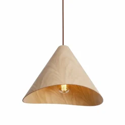 Sklep Kaja Brązowa, dekoracyjna lampa wisząca stożek MX P0547 SAKUNA | Kaja Flash Sale