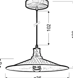 Sklep Kaja owa, designerska lampa wisząca 31-42965 BARN | Kaja Oświetlenie* Randole Tradycyjne