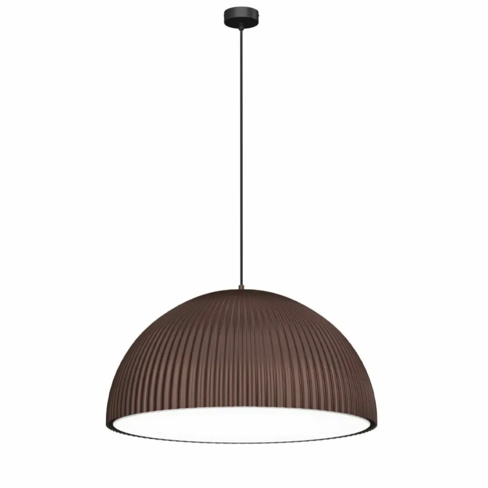 Sklep Kaja Brązowa, kopułowa lampa wisząca 60x30cm ANT 5039 GANDRA | Kaja Online