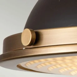 Sklep Kaja Brązowa lampa, niezwykły plafon HK-AMELIA-F-M-RB z serii AMELIA* Plafony Klasyczne