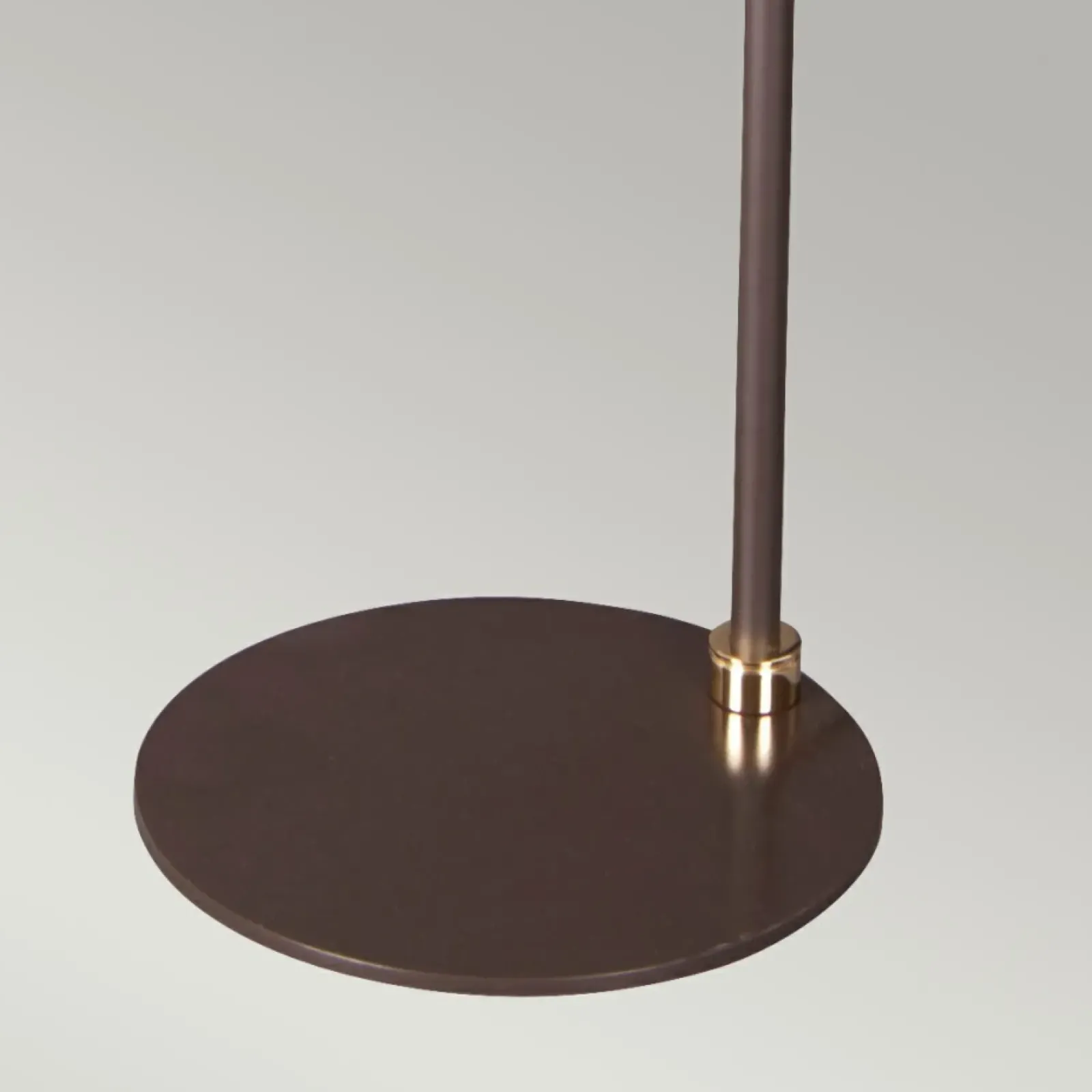 Sklep Kaja Brązowa lampa połogowa do salonu BALANCE-FL-BRPB z serii BALANCE* Lampy Podłogowe Z Abażurem|Tradycyjne Lampy Podłogowe